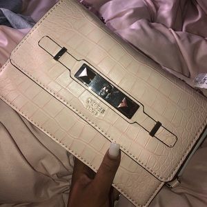 Pink guess purse